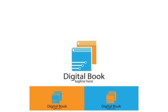 Book Technology Vector Logo Template Guide