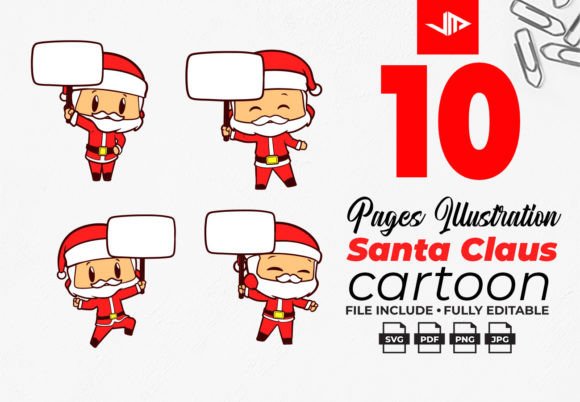 Cartoon Santa Claus Sublimation Guide