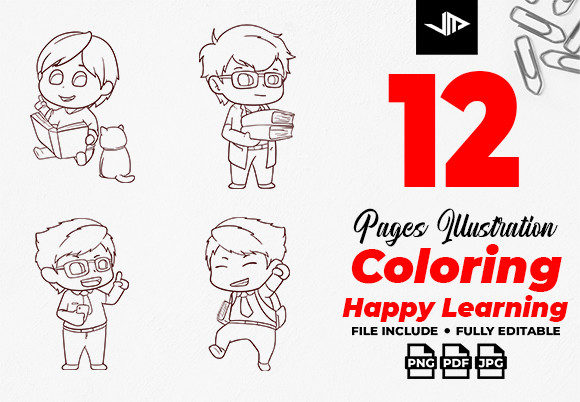 Coloring Cartoon Boy Character Sains: A Versatile Resource for Education and Design