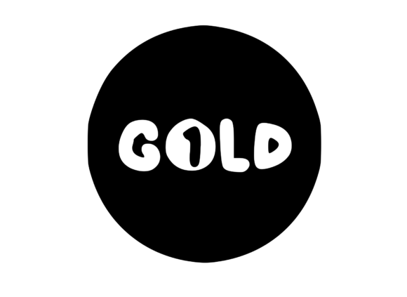 Good Job Sticker - Gold 1: Elevating Recognition Through Simple Design