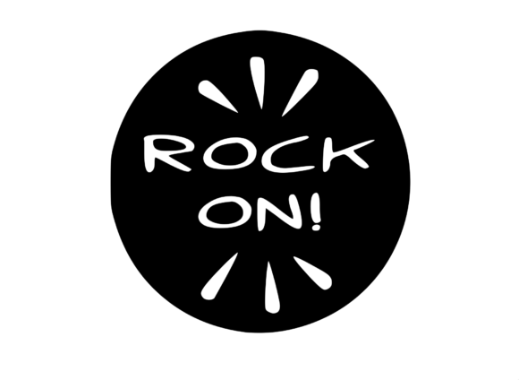 Good Job Sticker - Rock on: Elevating Recognition with Digital Craft