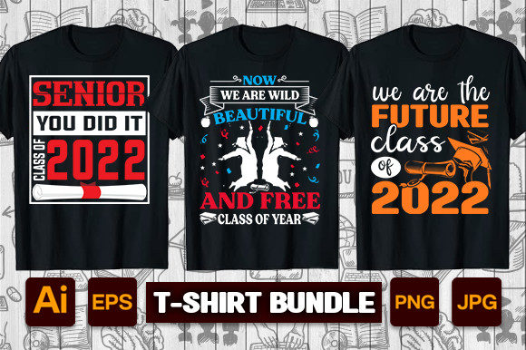Strategic Asset Allocation: Leveraging the Graduation T-shirt Bundle for Print-on-Demand Success